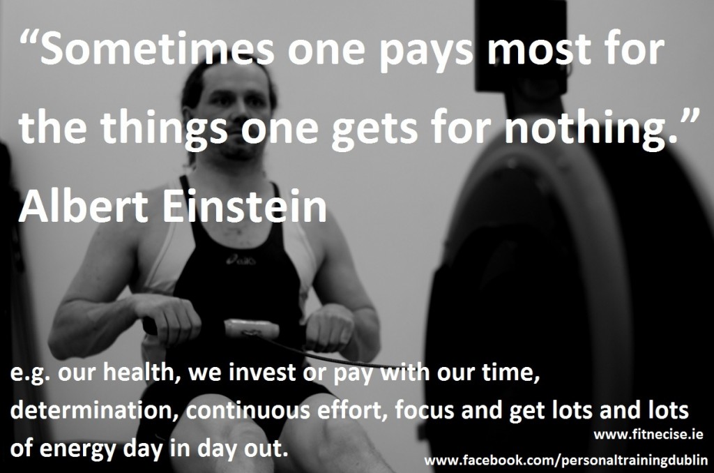 Quote Albert Einstein - Sometimes one pays most for the things one gets for nothing