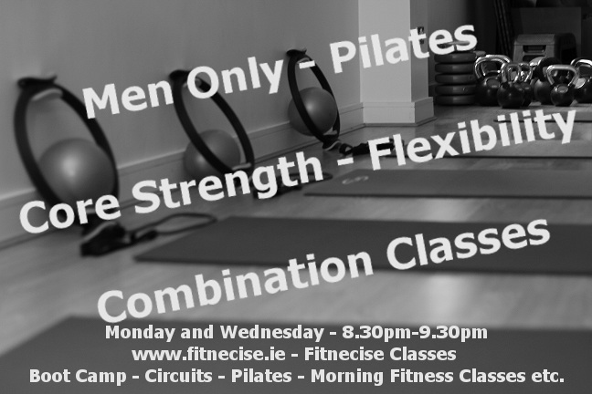 Mens Pilates and Core Strength Exericise Classes in South Dublin, Rathfarnahm Dundrum Marlay Park Chruchtown area with Martin Luschin Fitnecise Coaching