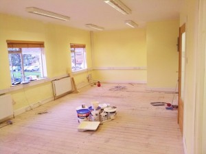 work in progress Fitnecise Studio Personal Fitness Training Room in south Dublin Chruchtown October  2012