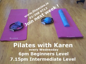 Pilates in South Dublin with Karen Churchtown Beginners and Intermediate Level - Dublin 14, 16 close to Dundrum and Rathfarnahm