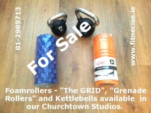 Buy Kettlebells and Foamrollers in south Dublin, Dublin 14, Dublin 16 close to Rathfarnham Marlay Park, Dundrum, Nutgrove, Sandyford, Leopardstown, Templeogue, Rathmines, Rathgar