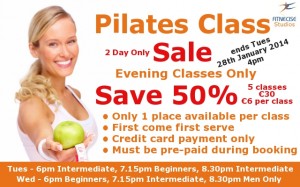 2 Day Pilates Deal Special Offer - Price Give-a-way in January February 2014 in South Dublin Churchtown Dublin 14 Dublin 16 close to Rathfarnham, Marlay Park, Dundrum, Rathmines, Rathgar, Ballinteer, Nutgrove, Sandyford