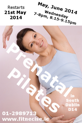 Pregnancy Prenatal Pilates Maternity Classes in South Dublin Churchtown Village, Dublin 14 May June 2014 - Fitnecise Studios Martin Luschin close to Dundrum Rathfarnham Marlay Park